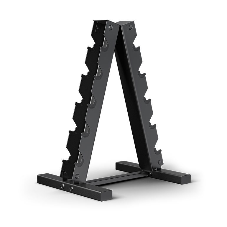 150 Pound Dumbbell Set with A Frame Rack Epic Fitness