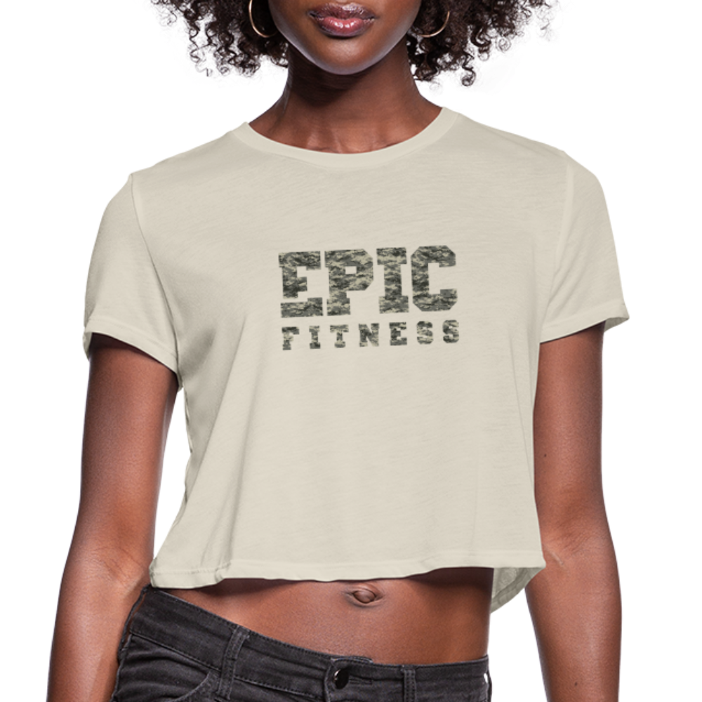 Epic Fitness Digi Cloak Cropped Tee - dust