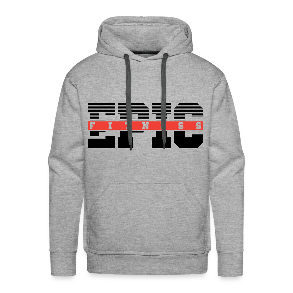 Epic Fitness Men's Premium Hoodie - heather grey