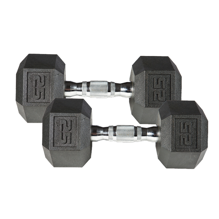 YORK PVC Hex Dumbbells, Sold As Pairs