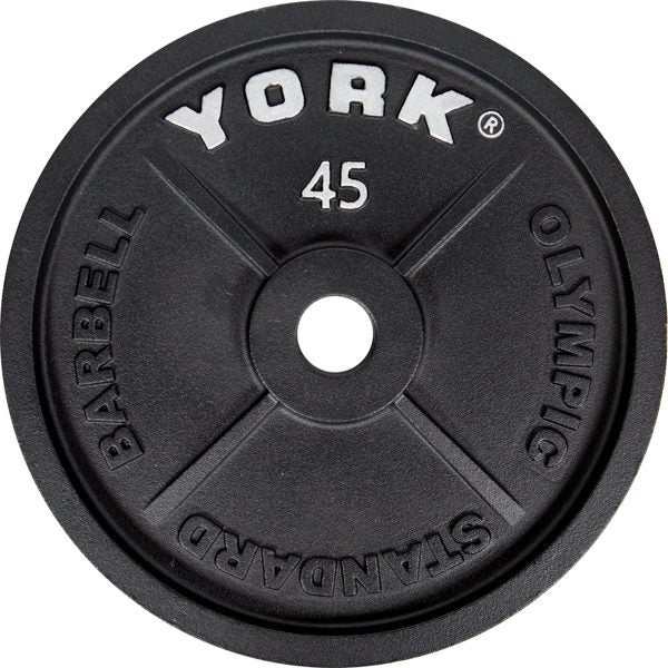 YORK Cast Iron Olympic Weight Barbell Plates