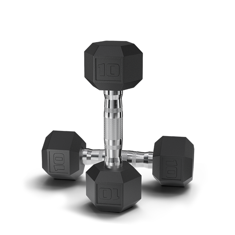 Cap barbell workouts coated hex discount dumbbell black 10 lb