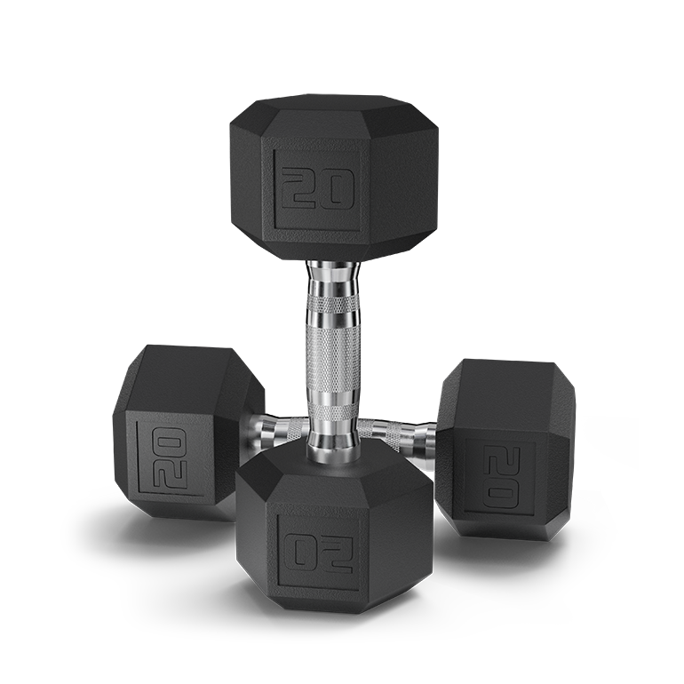 York premium best sale pvc hex dumbbell