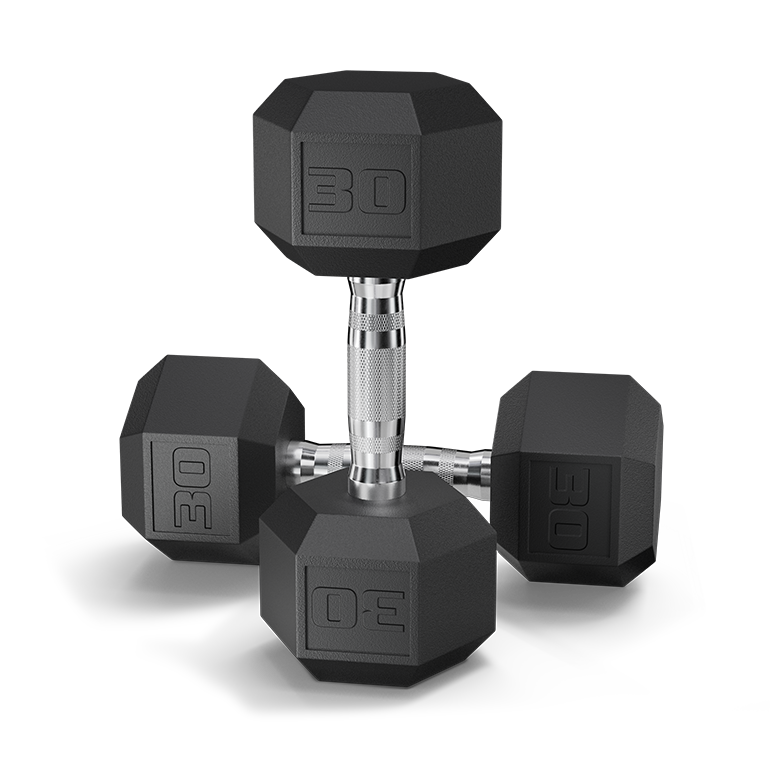 
                  
                    Complete PVC Coated Hex Dumbbell Set 5LB - 50LB Pairs
                  
                