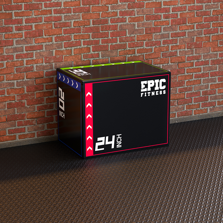 Foldable Jumpbox 3-in-1 Foam Plyometric Jump Box (20