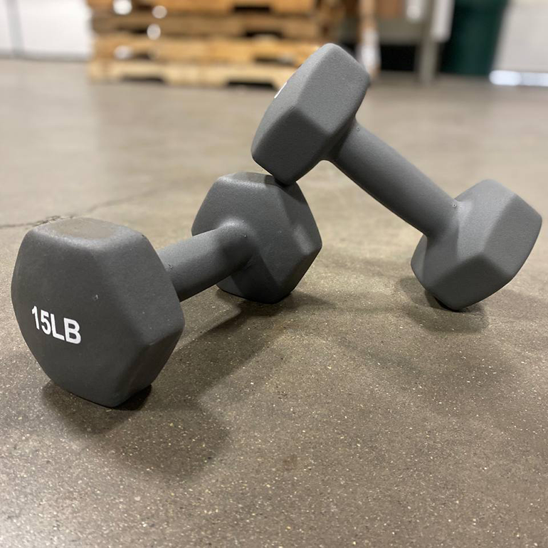 15 lb hex discount dumbbells for sale