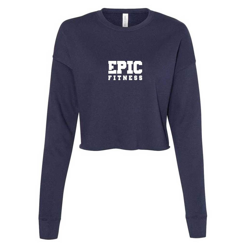 
                  
                    Epic Fitness Navy Cropped Sweatshirt
                  
                