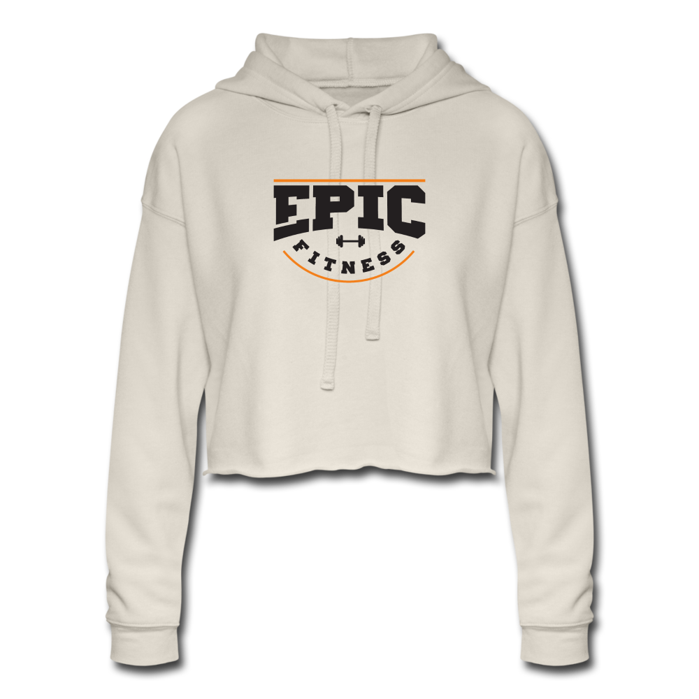 Epic Fitness Cropped Hoodie - dust