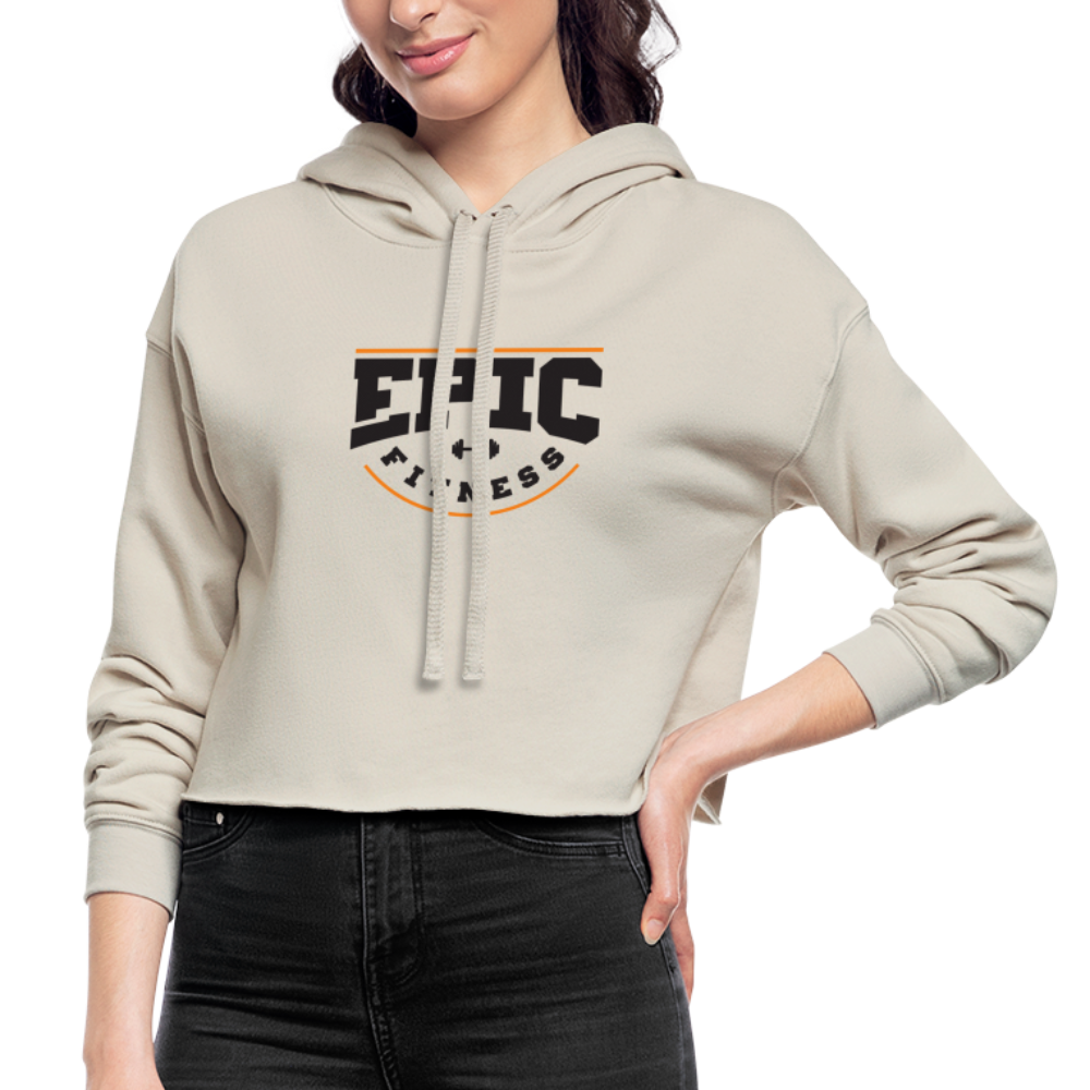 
                  
                    Epic Fitness Cropped Hoodie - dust
                  
                