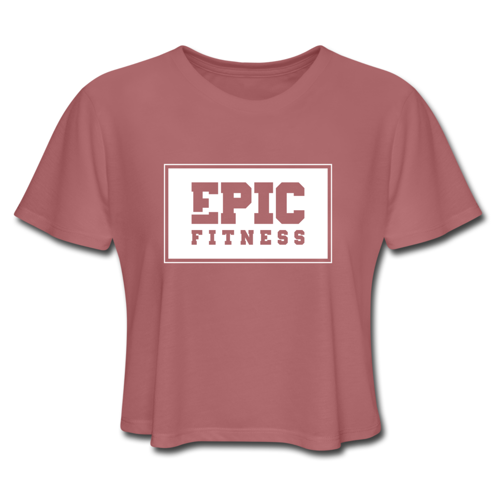 
                  
                    Epic Fitness Cropped Tee - mauve
                  
                