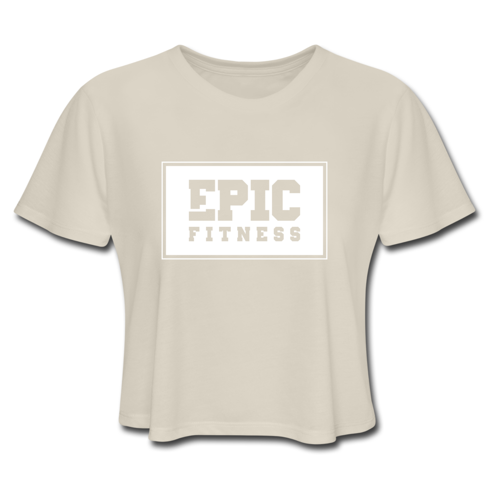 
                  
                    Epic Fitness Cropped Tee - dust
                  
                
