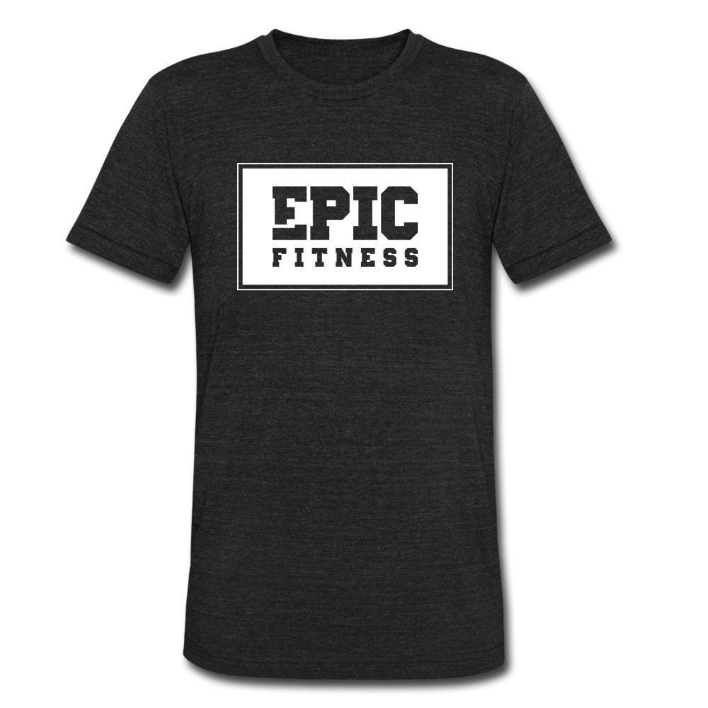 Epic Fitness Tri-Blend Basic Tee - heather black