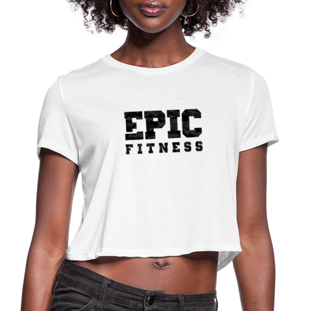 
                  
                    Epic Fitness Cloak Black-Out Cropped Tee - white
                  
                