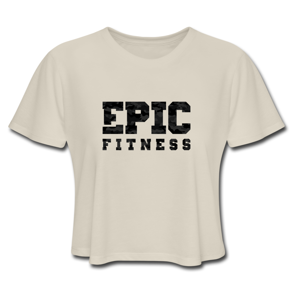 
                  
                    Epic Fitness Cloak Black-Out Cropped Tee - dust
                  
                
